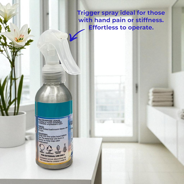 Tissue & Courtesy Spray Flushable Wipe Alternative. Equinox Scent 4oz