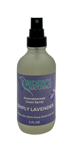 Simply Lavender Linen Spray made with 100% Pure Essentail Oil