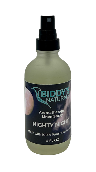 Nighty Night Linen Spray made with 100% Pure Essential Oils Bergamot, Lavender & Marjoram