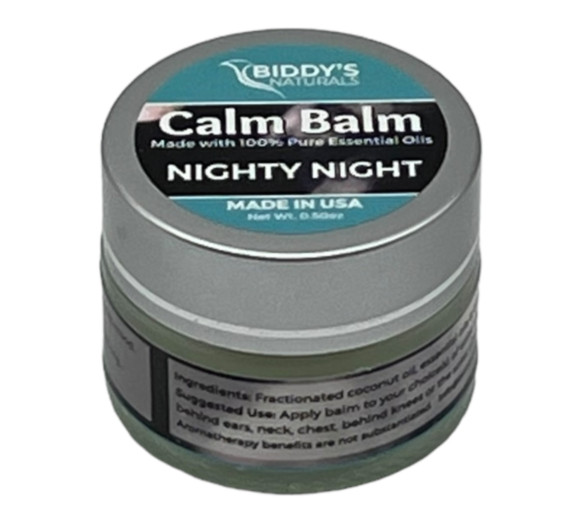 Nighty Night Calm Balm Solid Perfume 100% Pure Essential Oils
