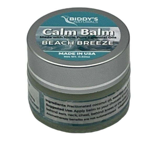 Beach Breeze Calm Balm Solid Perfume 100% Pure Essential Oils