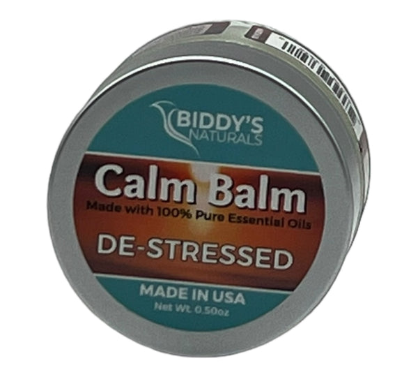 De-Stressed Calm Balm Solid Perfume 100% Pure Essential Oils