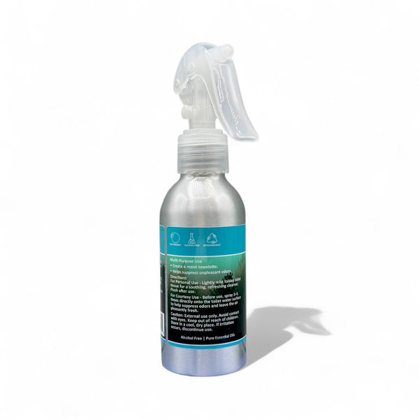 Forest Fresh Tissue & Courtesy Spray – Crisp, Herbal & Gender-Neutral 4oz