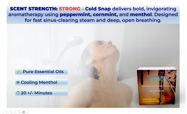 Cold Snap Shower Steamers 12-Pack    ***STRONG***
