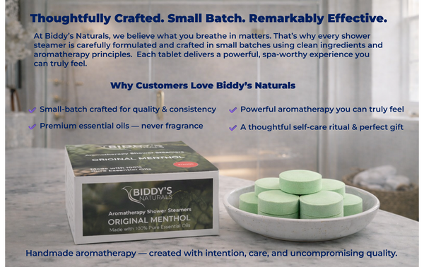 Menthol Shower Steamers 12-Pack  ***STRONG***