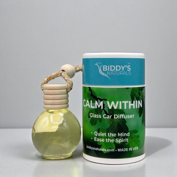 Calm Within Glass Car Diffuser