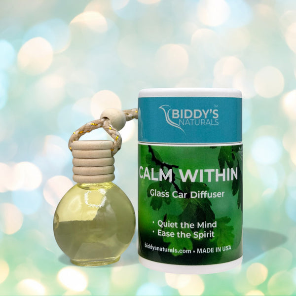 Calm Within Glass Car Diffuser