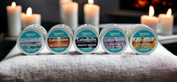 Sunshine & Happiness Calm Balm Solid Perfume 100% Pure Essential Oils