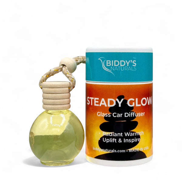 Steady Glow Glass Car Diffuser