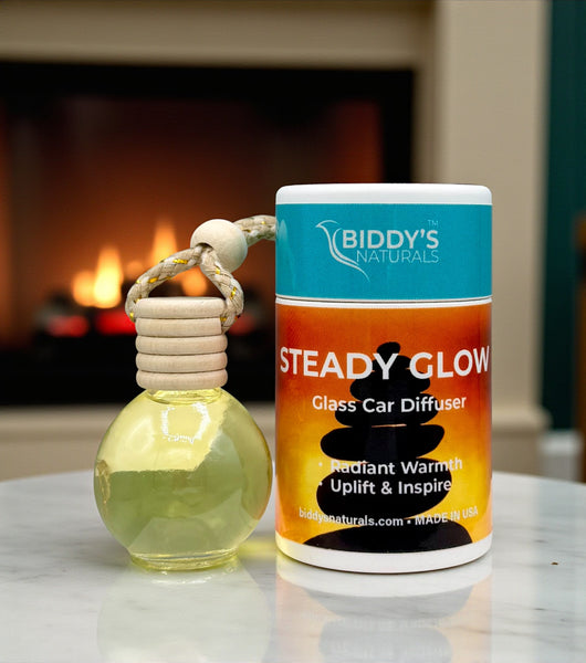Steady Glow Glass Car Diffuser