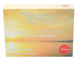 BREATHE EASY Shower Steamers Aromatherapy 2-Pack made with 100% Pure Essential Oils Camphor, Cedar Leaf, Eucalyptus, Nutmeg & Thyme