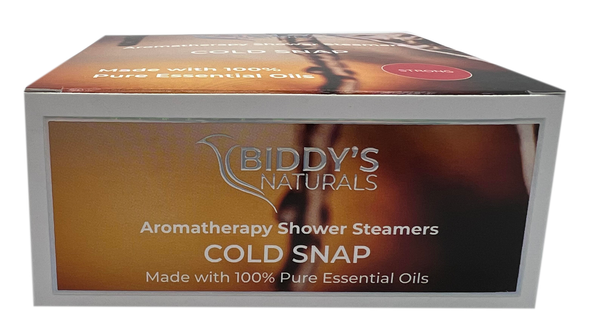 Peppermint COLD SNAP Shower Steamers Aromatherapy 12-pk made with 100% Pure Essential Oils & Menthol Crystals, Extra Strong Decongesting