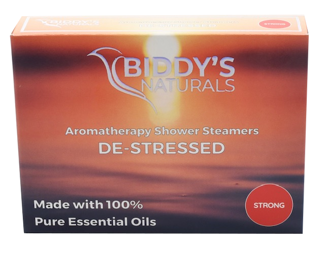 De-Stressed Shower Steamers Aromatherapy 2-Pack made with 100% Pure Essential Oils Clementine, Orange, Spearmint & Menthol Crystals, Reviving Decongesting Soothing