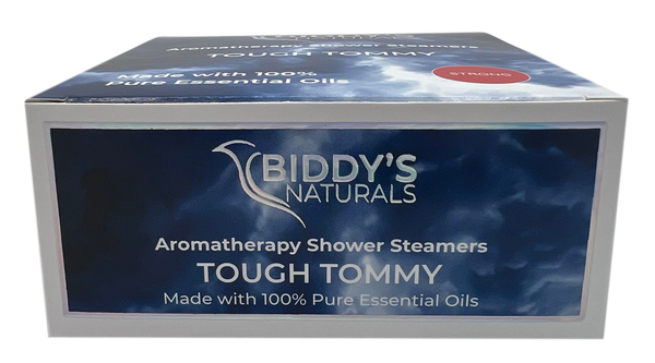 Tough Tommy Shower Steamers Aromatherapy 10-Pack made with 100% Pure Essential Oils Reviving Decongesting Clear Breathing Extra Strong